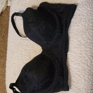 Long line lace detailed bra